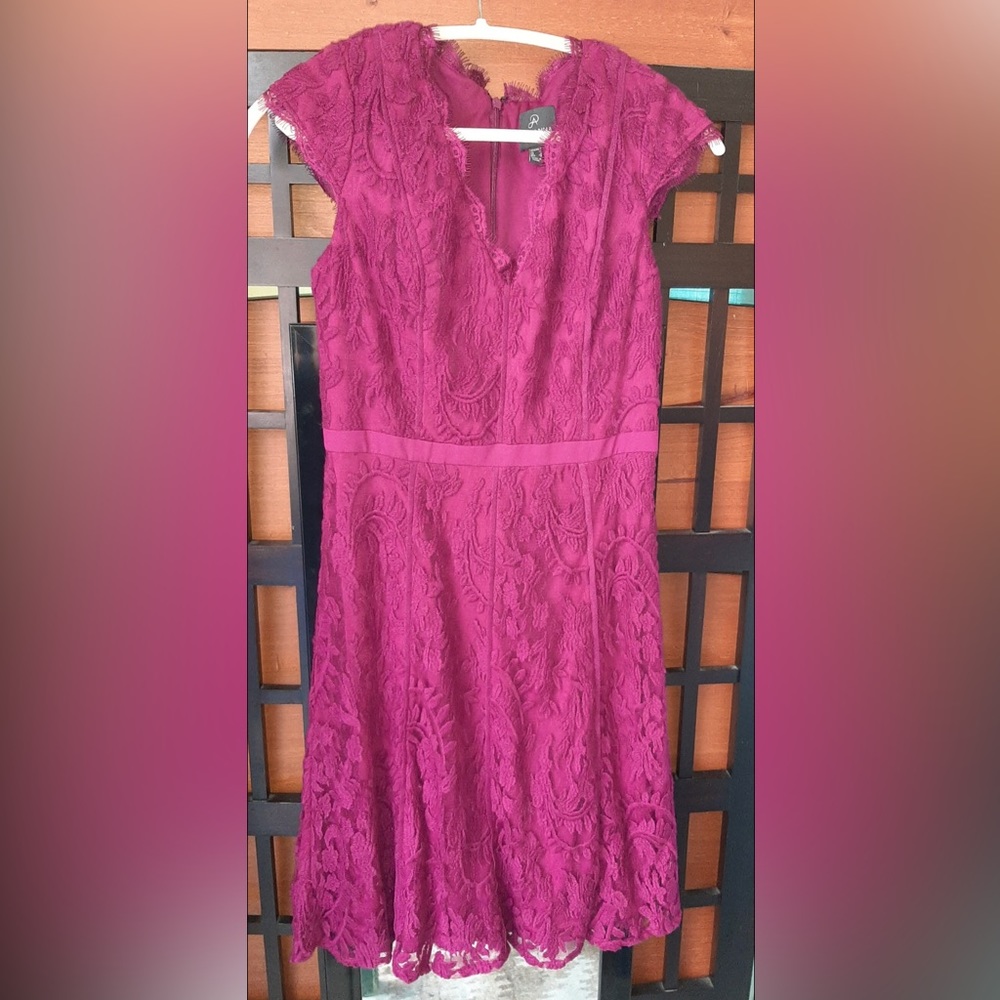 Beautiful lace, lined Adrianna Patell dress